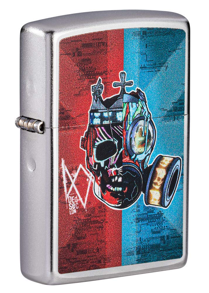 Zippo Watch Dog Legion Satin Chrome Pocket Lighter