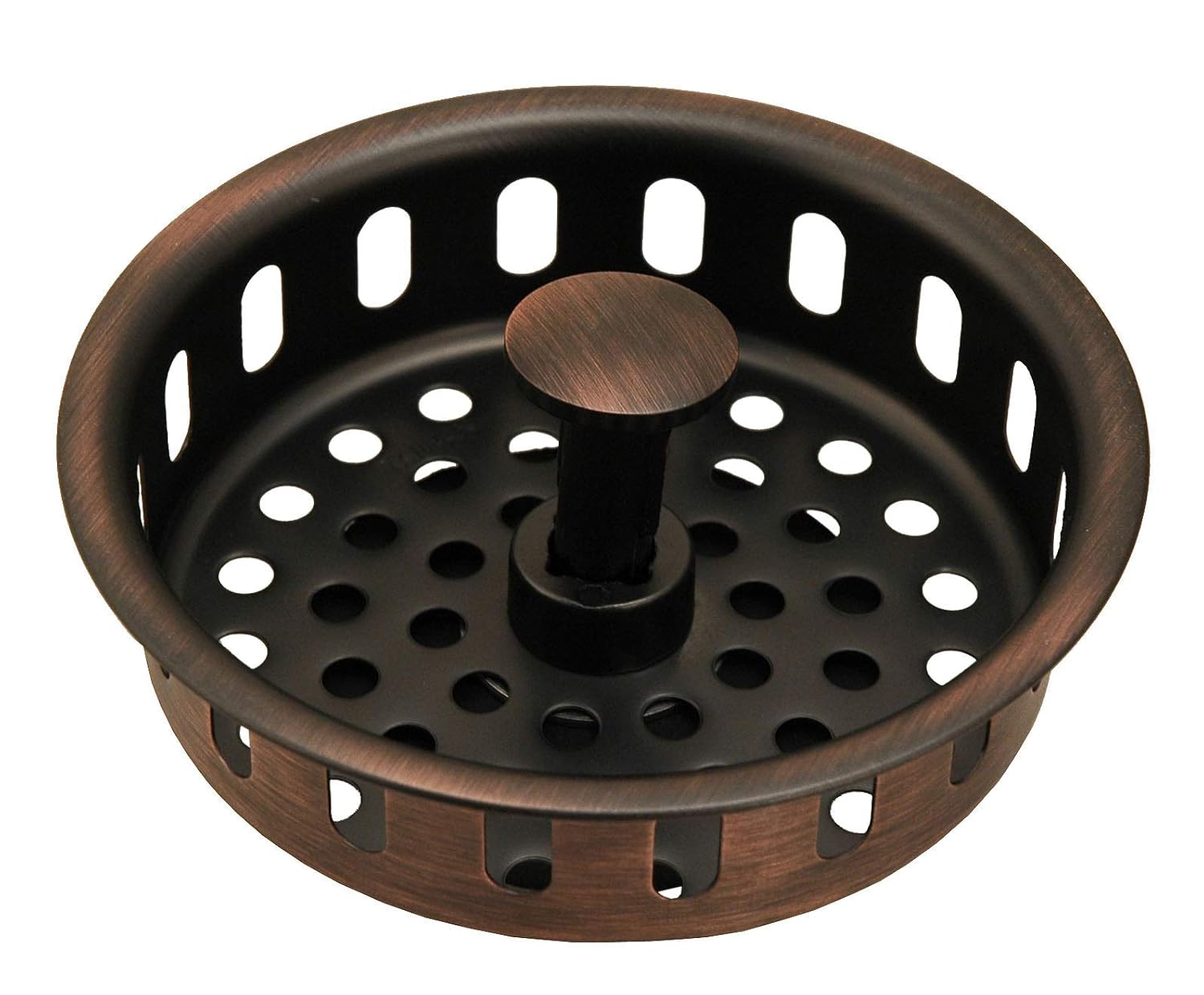 Replacement Basket for Kitchen Sink Strainers, Antique Copper Finish - By Plumb USA