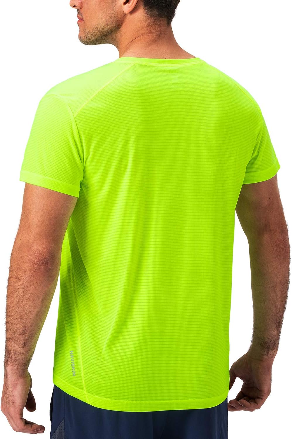 Naviskin Men's Quick Dry Workout Running Athletic Short Sleeve T-Shirt Outdoor Shirt: Clothing