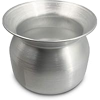 PANWA Sticky Rice Aluminum Cook Pot from Thailand - Genuine Replacement Pot for Traditional Steamer Crock, Family Size 8.67 I