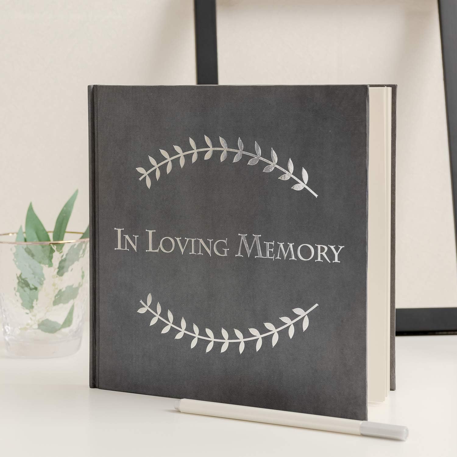 N/A In Loving Memory Condolence Book Funeral Memorial Guest Book