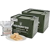BDH High Energy Bar 36800Kcal Emergency Preparedness Food Bar Long Shelf-life | 2xLarge Tin 8kg/40 bags Case Package | Origin