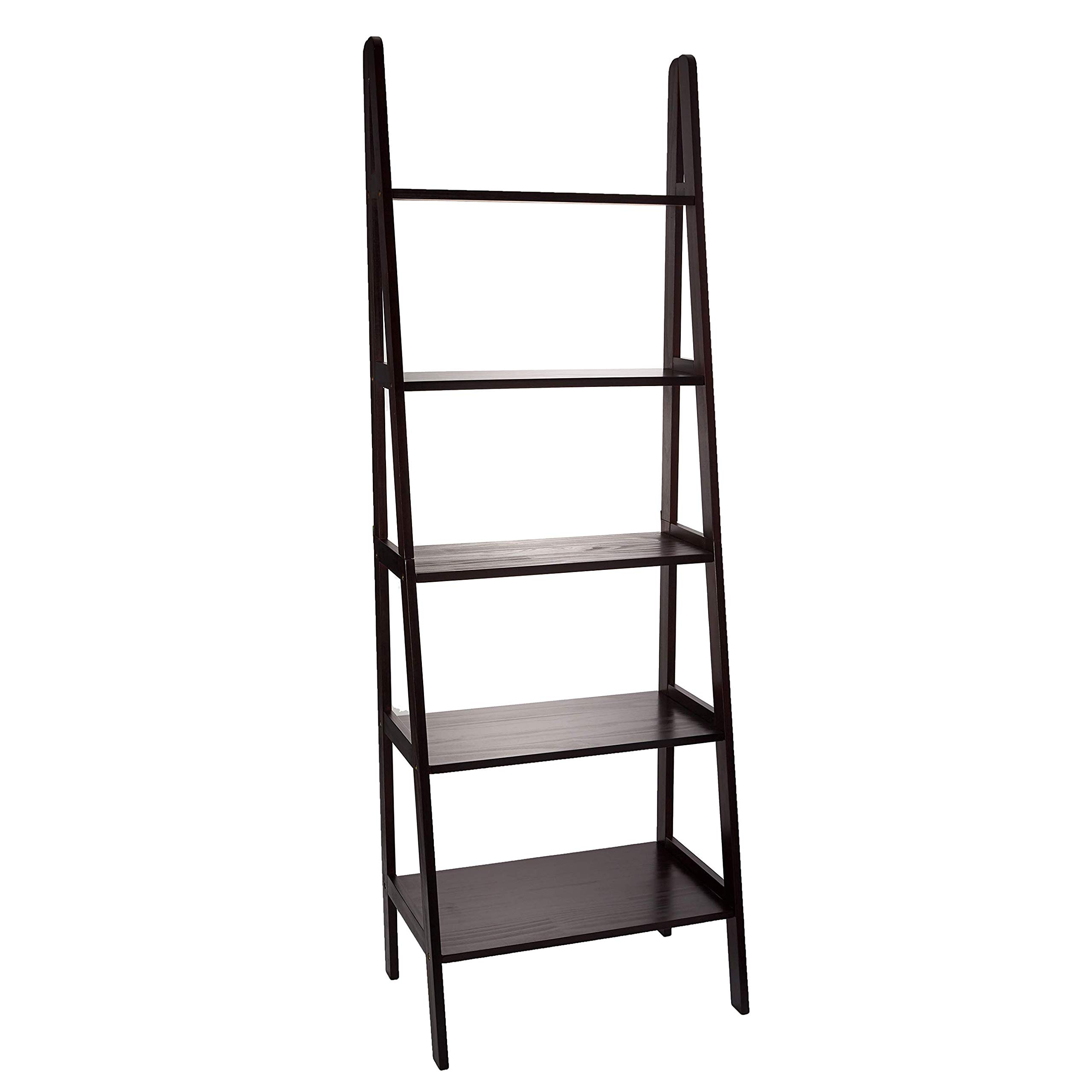 Casual Home 5Shelf Ladder Bookcase, Espresso Buy Online in United