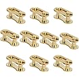Bike Chain Master Link - PSLER Single Speed Bicycle Chain Link Missing Link Connectors Bike Chain Repair Accessories 10 Pieces Gold