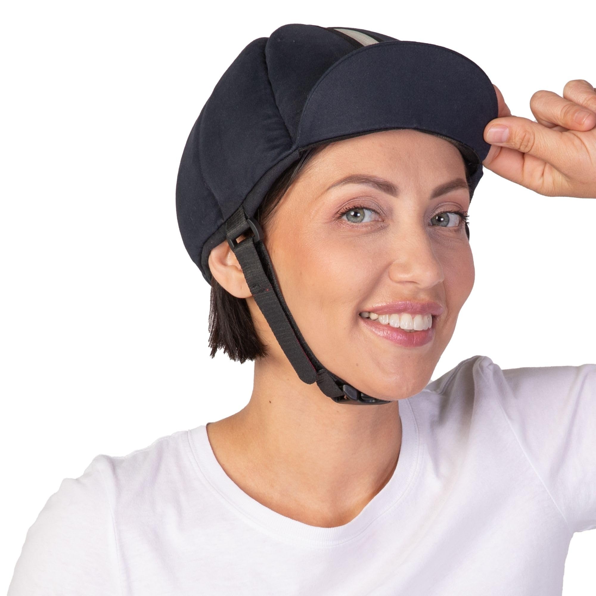 Photo 1 of Ribcap Hardy Medical Grade Protective Helmet | Navy | Small (Head Circumference 21-22") | Soft Hat for Epilepsy | Protective Cap for Seizures | Fashionable and No Stigma