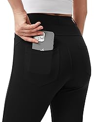 AFITNE Women's Yoga Dress Pants Skinny Pull On Work
