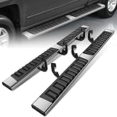 Running Boards for 2007-2019 Sierra/Silverado 1500 2500HD 3500HD Double Cab | D SOLUTIONS 6.7" Stainless Steel Steps Bars Fits 2007-2019 Chevy Silverado GMC Sierra 1500 2500HD 3500HD Extended Cab