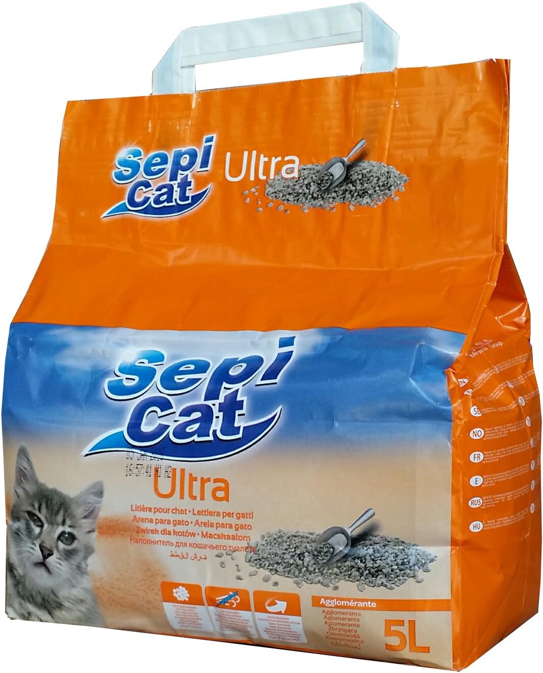 Sepicat Ultra Clumping Cat Litter, 5 l Amazon.co.uk Pet Supplies