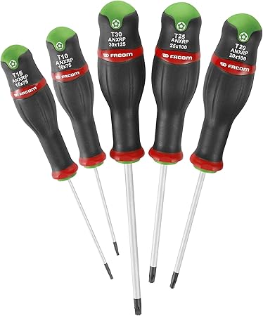 Facom Atxrp J5 Jeu De 5 Tournevis Protwist Pour Vis Torx Plus Tamper Resistant Amazon Fr Bricolage