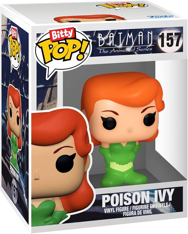 Funko bitty pop! dc - harley quinn, o coringa, a hera venenosa e uma minifigura surpresa misteriosa - 0,9 polegadas (2,2 cm) ​​- dc comics colecionável - prateleira empilhável incluída - ideia para presente — foto 7 de 8