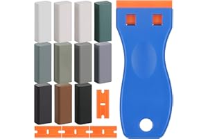 17pcs Vinyl Repair Kit, 11 Colors Wood Filler, Laminate Floor Repair Kit, Hardwood Floor Scratch Repair, Furniture Touch Up M