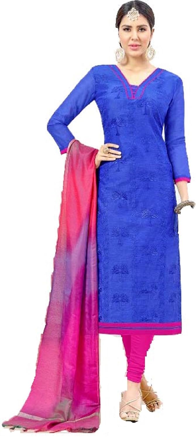 ds fabrics women's cotton dress material