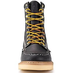 SUREWAY Mens 8 in Wedge Moc Soft/Steel Toe Work