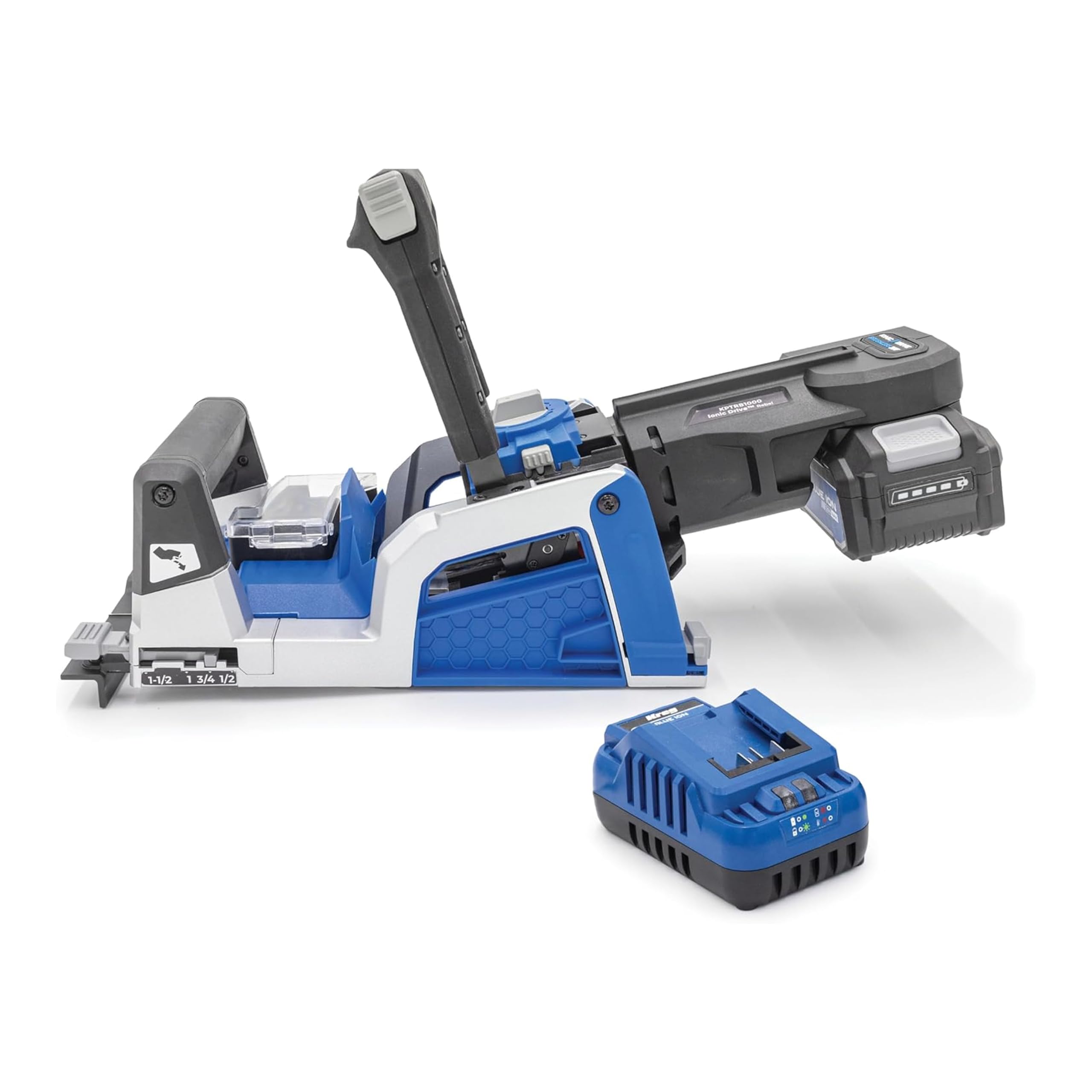 Kit de unión de orificios de bolsillo con accionamiento iónico Kreg Rebel de 20 V, KPTBRB100A