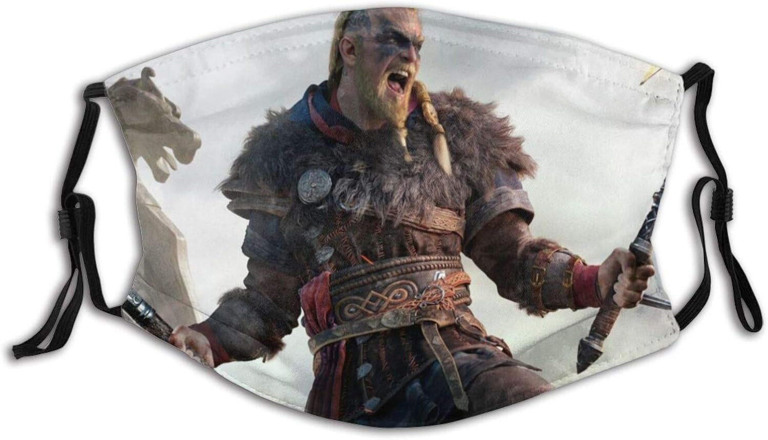 AssassinsCreed Valhalla 5 PCS Reusable Face Mask Cover Bandanas with