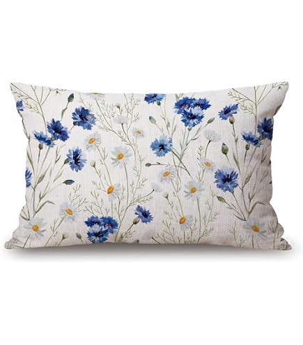 WENIANRU "It Is Well With My Soul" Lumbar Pillow Cover - 12x20 Inches, Cotton Linen