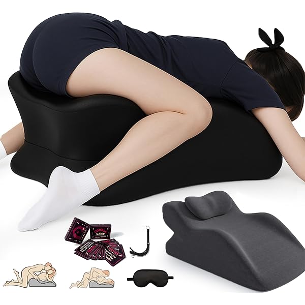 Coussin Compensé Pour Couple En Mousse Mémoire De Forme - Oreiller Ergonomique Soutien Lombaire, 49x40x23 Cm - 8