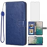 Asuwish Compatible with Nokia C32 Wallet Case