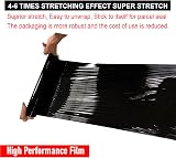 JeeJaan 6 Rolls Black Pallet Wrap 400mm x 250m 20µm Tear Resistant view 6