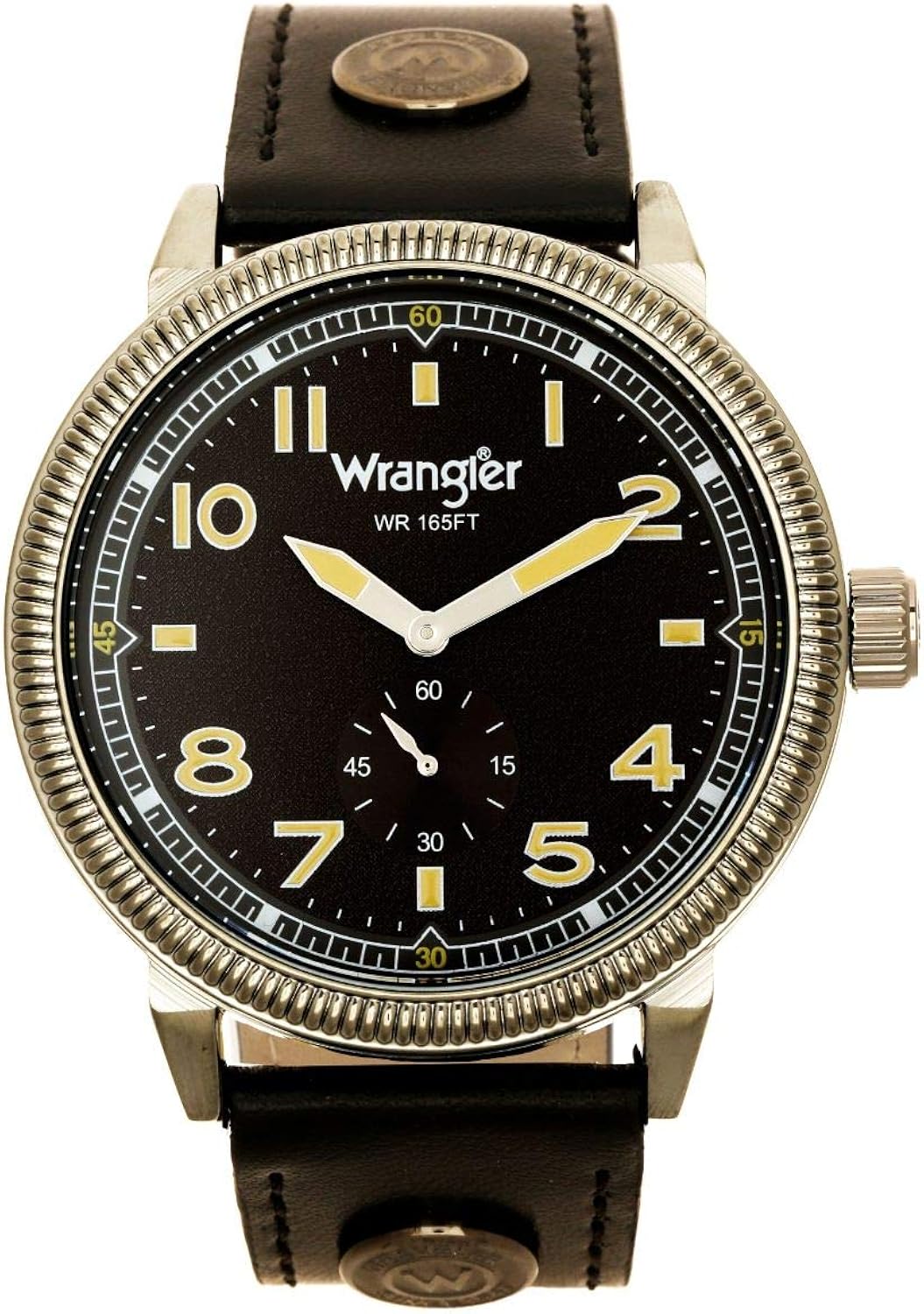 Wrangler Men's Watch Western Collection (Steel/Black