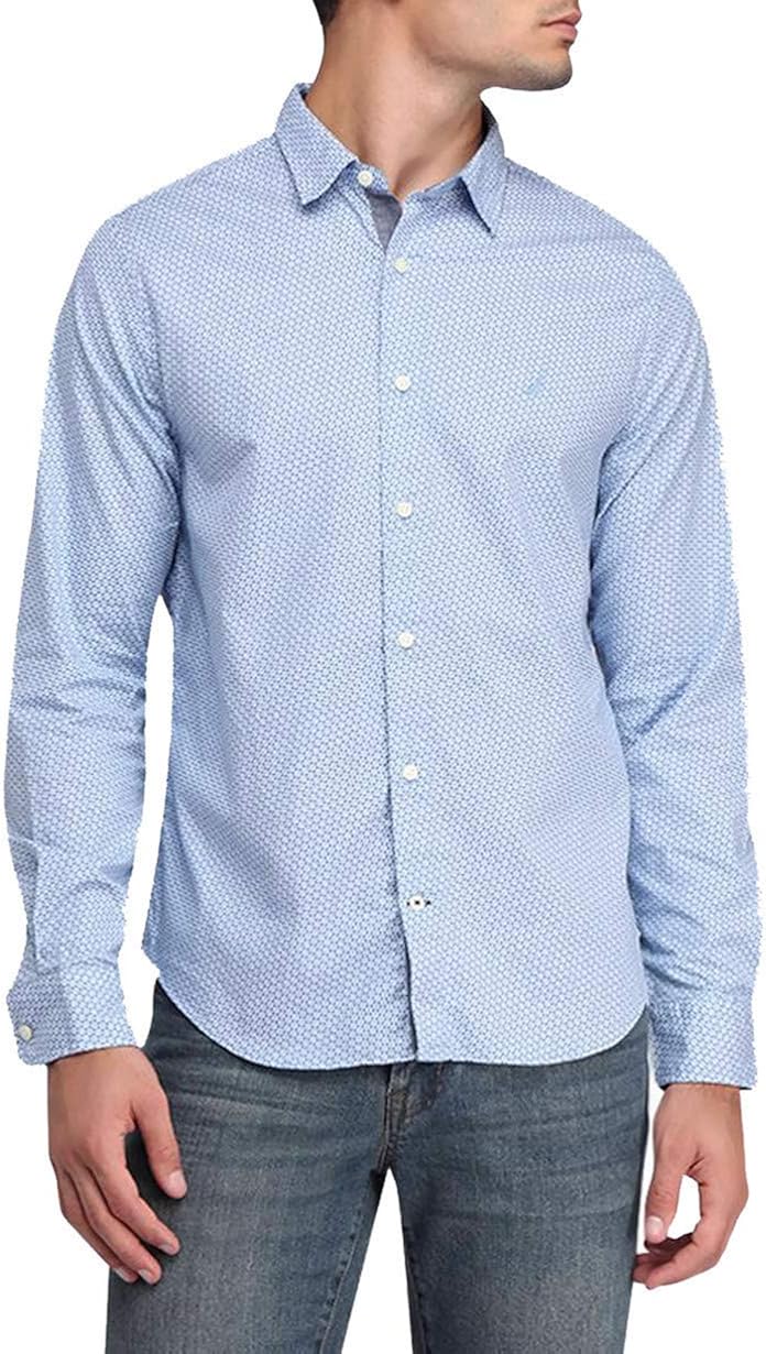 Nautica Men's Long Sleeve Casual Shirt Amazon.co.uk Clothing