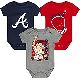 Outerstuff MLB Newborn & Infants 0-24 Months Change Up 3 Piece Onesie Creeper Romper Set