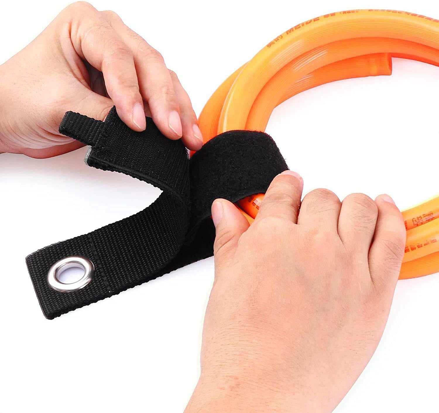 Wrap-It Storage Straps, Heavy-Duty (Assorted 6 Pack), Garage Organizers and Storage for Extension Cord Within 80ft - Image 3