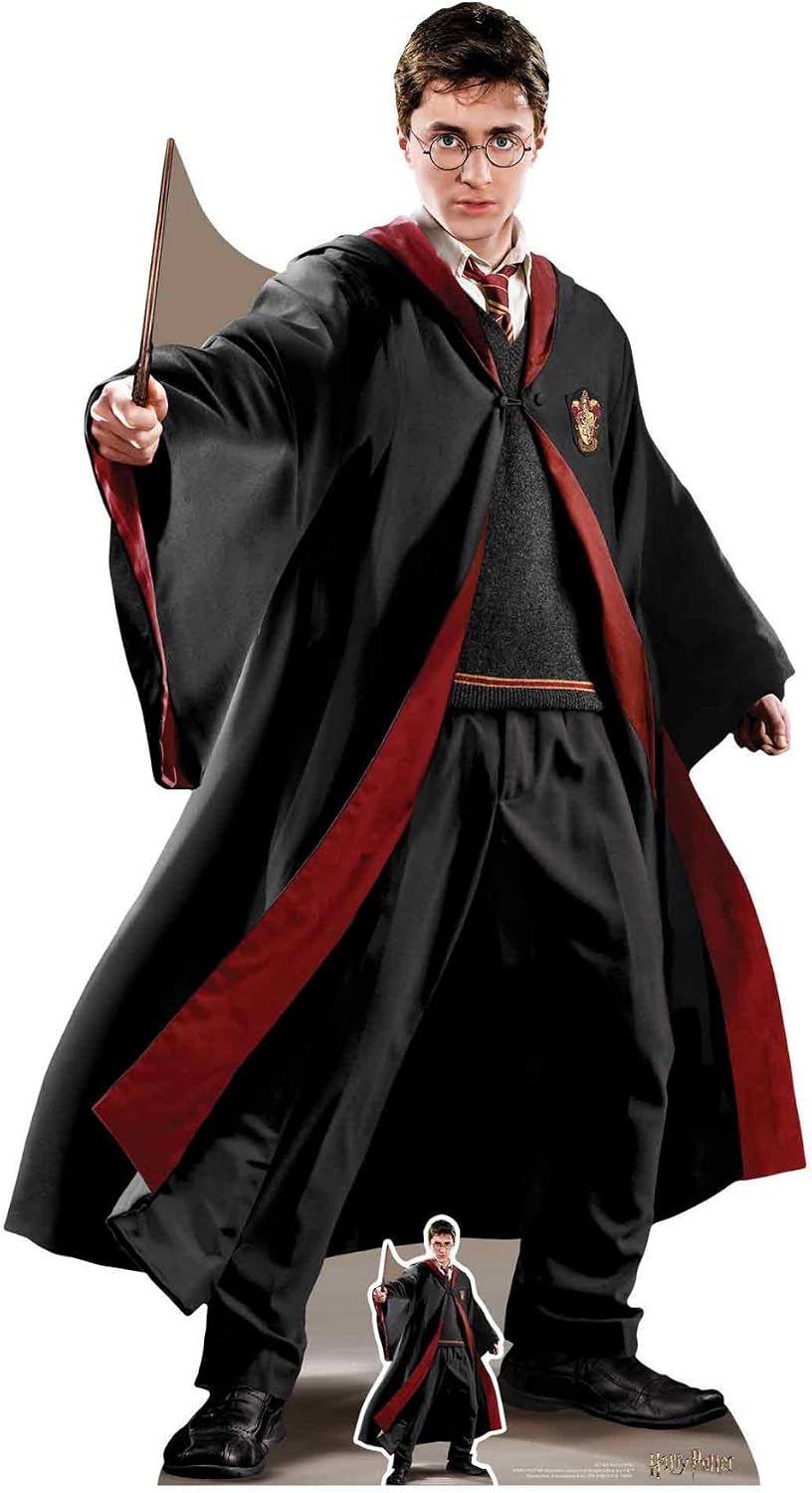 Star Cutouts SC1465 Harry Potter Wizard Lifesize Cardboard Cutout, Regular