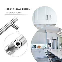Ravinte Cabinet Handles 10 Pack Brushed Nickel