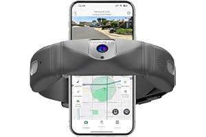 Fingarden GPS Wireless Dog Fence with 2K Camera & Voice Training & GPS Tracker, Dog Collar with App Waterproof Rechargeable Adjustable for Large Medium Dogs