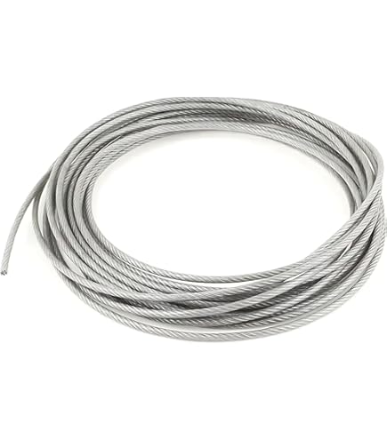 1/4 In Stainless Steel Cable 200FT T304 7x19 Steel Wire Rope Aircraft Cable 60.96m For Home Balcony 81674311 A70a 4ea5 B527 06876b035174.3c16e3c149fe01fc9f06387814c3a7bf