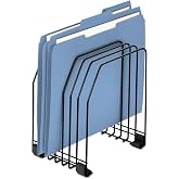 Fellowes Workstation File Organizer, 7 Section, Wire, Black (68112)