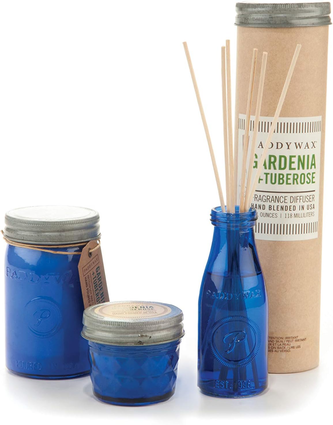 Paddywax Candles Relish Collection Soy Wax Blend Candle in Mason Jar Candle, Medium- 9.5 Ounce, White Birch + Mint: Home & Kitchen