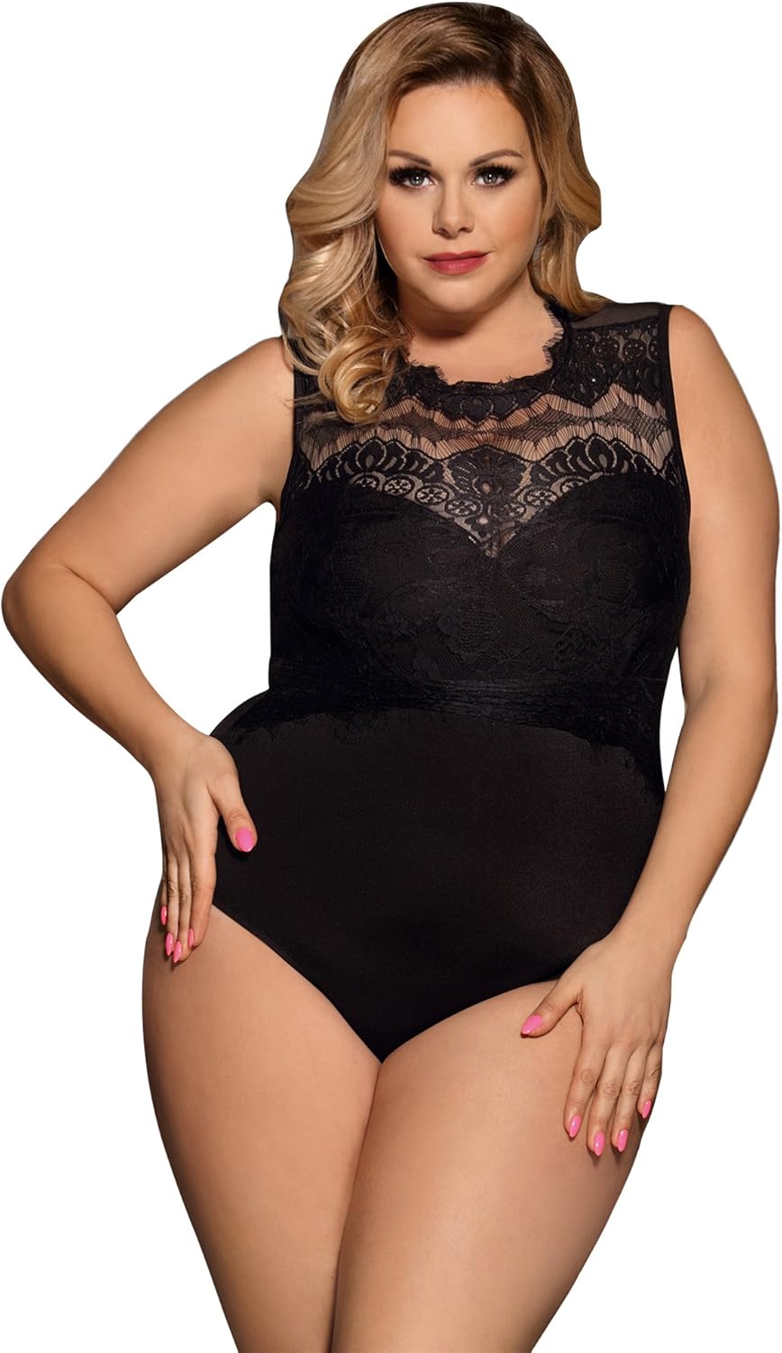 lace bodysuit over turtleneck