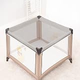 Zamboo Universal Mosquito Net for Travel Cot Playpen Bassinet Grey view 7