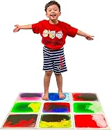 Art3d Liquid Motion Floor Tiles Sensory Play Mat 9pk 12x12 Kids Playroom Dance view 6