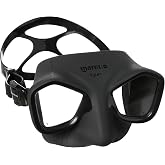 Mares Viper Mask for Freediving and Spearfishing - Low Volume Wide-Field Diving Mask with Fog-Resistant Silicone Skirt &amp; Ergonomic Strap