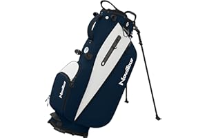 NovaTour Golf Stand Bag - Lightweight Golf Bag with Stand and 7 Way Dividers, Dual Strap, Waterproof Pocket, Insulated Sleeve, Easy-Lift Handles and Swing-Cam Holder