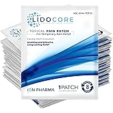 Lidocore 4% Lidocaine Pain Relief Patches – Maximum Strength OTC Topical Numbing Patch | Safe & Compliant Formula | Strong Adhesive | Odor-Free, Fragrance-Free | 50 Count