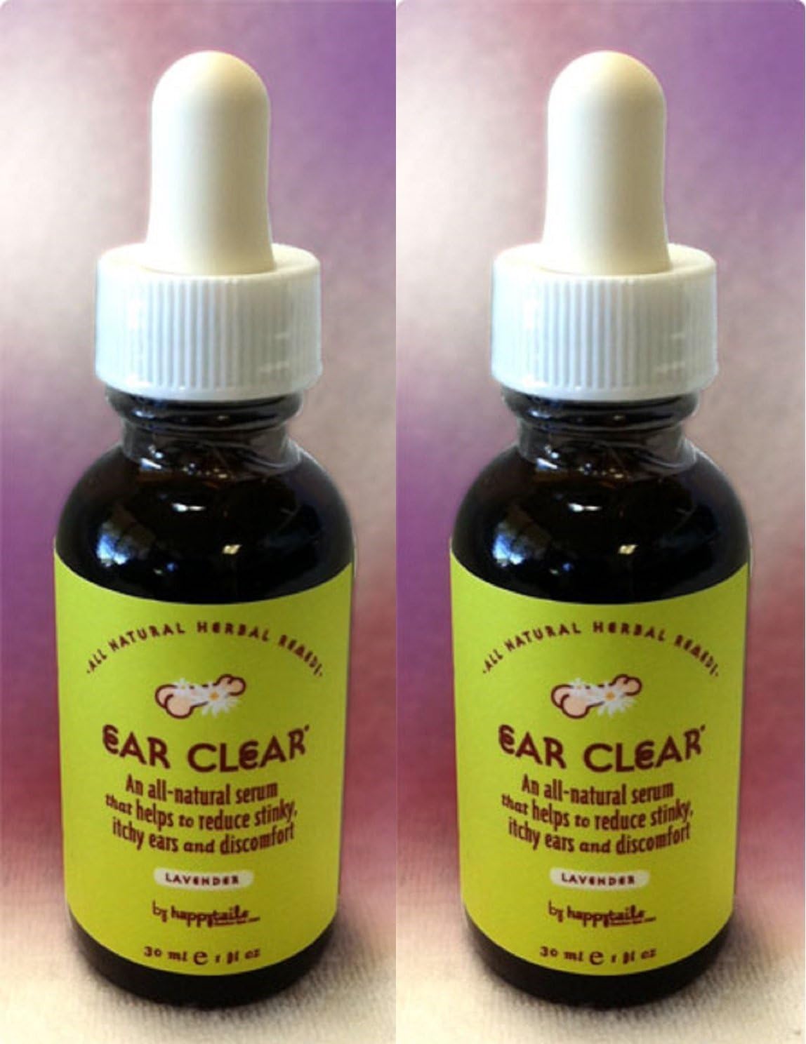 Happytails All Natural Ear Clear Serum 4oz (2 Pack)