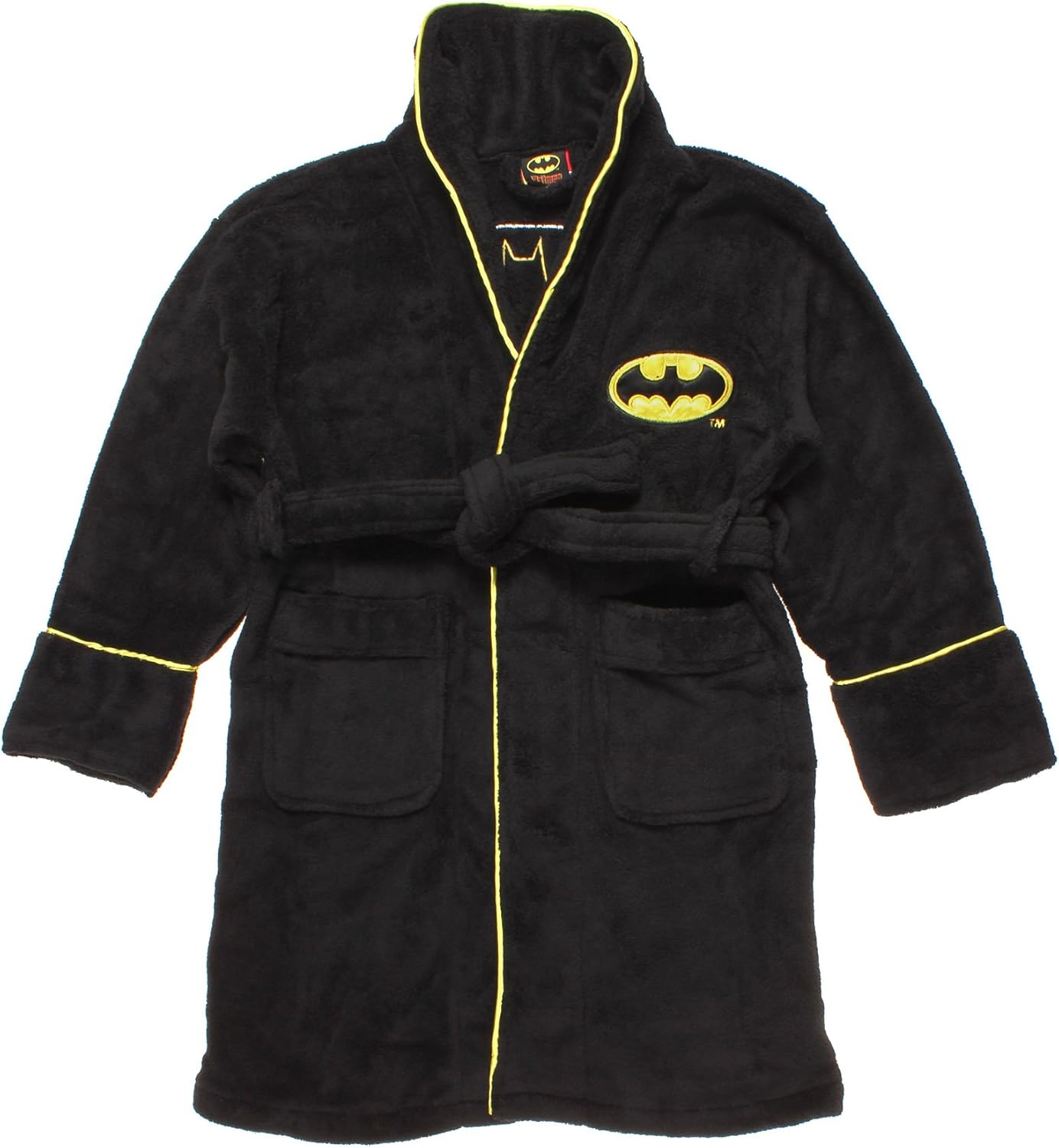 Batman Logo Youth Fleece Bathrobe (Kids Large) Youth Boy