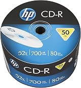 HP CD-R Blank Recordable Disc 52x Speed 700MB 50 Pack view 1