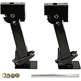 PEAKTOW PTJ0621 Telescoping Swing Down Trailer RV Camper Stabilizer Jack 1000 Lbs Support Capacity with Handle and Mounting S
