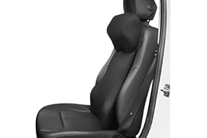 Dreamer Car Back Support Lumbar Support for Car & Car Neck Pillow kit for Driving Fatigue Relief,Memory Foam Ergonomic Car Pillow Comfort Your Neck and Back,Black