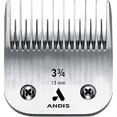 Andis 64133 UltraEdge Skip-Tooth Blade, 3-3/4in, 1/2in Cut, Chrome | Carbon &amp; stainless steel resists rust/heat, fits AGC, BDC, BGC, BGR, DBLC, MBG &amp; SMC dog clippers