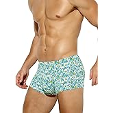 Arjen Kroos Men's Sexy Silky Underwear Printed Trunks Boxer Briefs 1 Pack