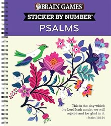 Brain Games - Sticker by Number: Psalms