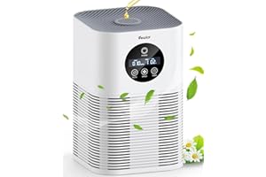 VEWIOR Air Purifier for Bedroom, H13 True Hepa Air Purifiers Home Up To 900 sq.ft for Pets Hair, Dander, Smoke, Pollen, 3 Fan