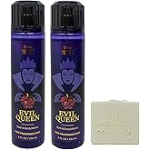 Bath & Body Works Disney Villains Collection - Evil Queen 2 Pack Fragrance Mist Bundle with a Natural Oats Bar Soap - Full Size