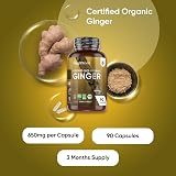 WeightWorld Organic Ginger Supplement 650mg Capsules 90 Vegan Gluten Free view 2